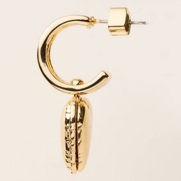 Kate Spade Balloon Heart Drop Earrings Gold - Picture 6 of 6